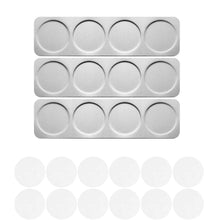 Load image into Gallery viewer, Stainless Steel Plates for Magnetic Spice Tins with Back Adhesives
