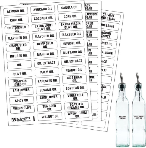 114 Oils, Vinegar & Sauces, Black Labels