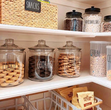 Load image into Gallery viewer, All Caps Mega Pantry Labels, 136 White Labels