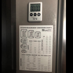  Kitchen Conversion Chart Magnet-Measurement