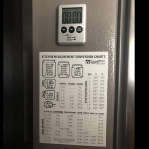Magnetic Conversion Kitchen Chart