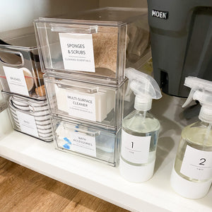 Minimalist Bathroom, Beauty & Makeup Label Set, 174 Labels