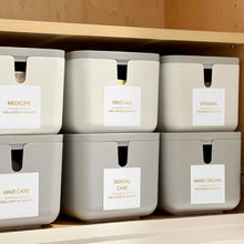 Load image into Gallery viewer, Minimalist Bathroom, Beauty &amp; Makeup Label Set, 174 Gold Labels