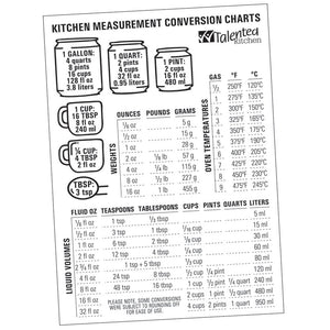 Kitchen Conversion Chart Measurements for Food.Measuring  Weight,Liquid,Temperature.Kitchen Guide.Meat Temperature. - Kitchen  Conversion Chart Measurements - Magnet