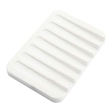 Load image into Gallery viewer, Talented Kitchen SILICONE SOAP DISH. DRAINER TRAY, WHITE